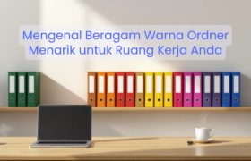 Pilihan 23 warna ordner Bambi untuk ruang kerja di Bindexmall