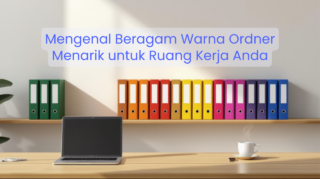 Pilihan 23 warna ordner Bambi untuk ruang kerja di Bindexmall