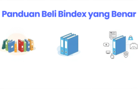 Contoh berbagai ukuran dan material Bindex untuk dokumen profesional
