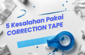 Cara menggunakan correction tape yang benar agar hasil rapi