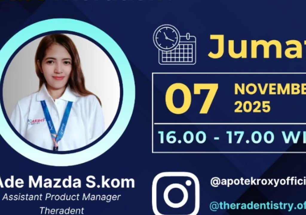 Apotek Roxy kolaborasi dengan Theradent dalam sesi live edukasi kesehatan gigi untuk masyarakat