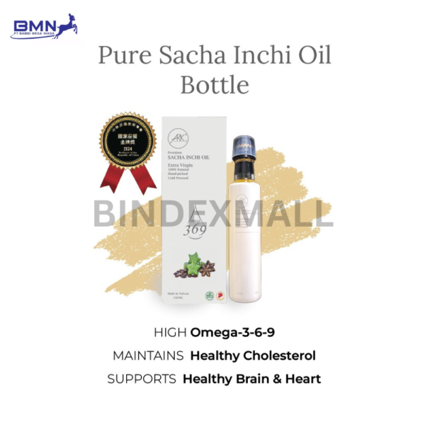 Botol Extra Virgin Sacha Inchi Oil 250ml Minyak Nabati Premium