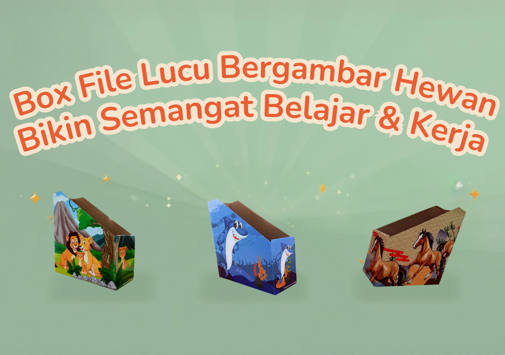 box file bergambar hewan
