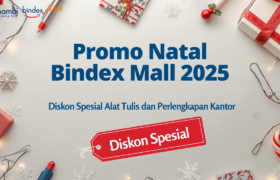 promo natal 2025 bindex mall diskon alat tulis perlengkapan kantor
