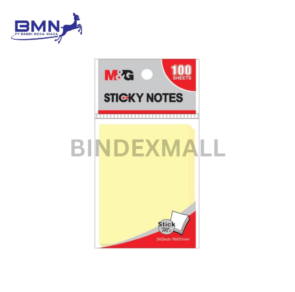 Sticky notes warna warni M&G ukuran 76x51mm dengan perekat kuat untuk memo tempel dan catatan reminder serbaguna