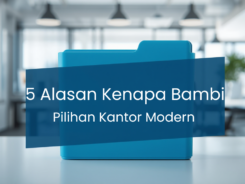 Ordner Bambi lever arch file berbagai ukuran untuk kantor modern