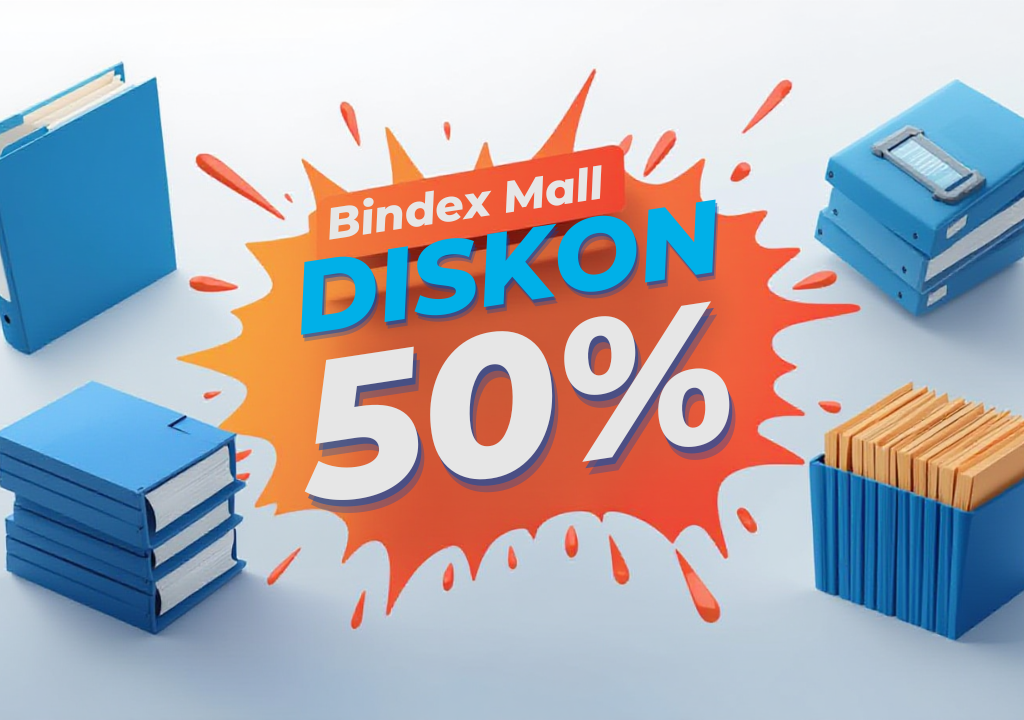 Grosir ATK murah Bindex Mall diskon 50 persen ordner box file