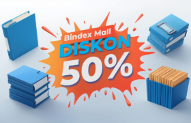 Grosir ATK murah Bindex Mall diskon 50 persen ordner box file