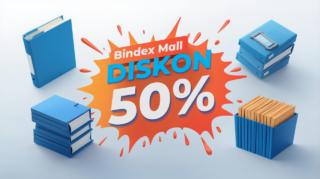 Grosir ATK murah Bindex Mall diskon 50 persen ordner box file