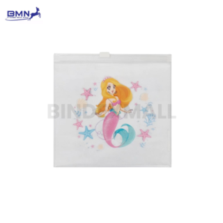 Pouch lucu Annuals Mermaid A6 dengan desain mermaid imut dan zipper berkualitas