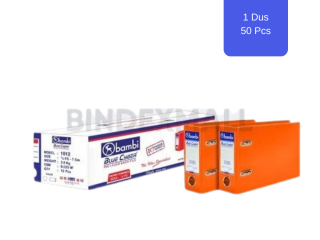 ordner voucher 1012 warna orange paket grosir