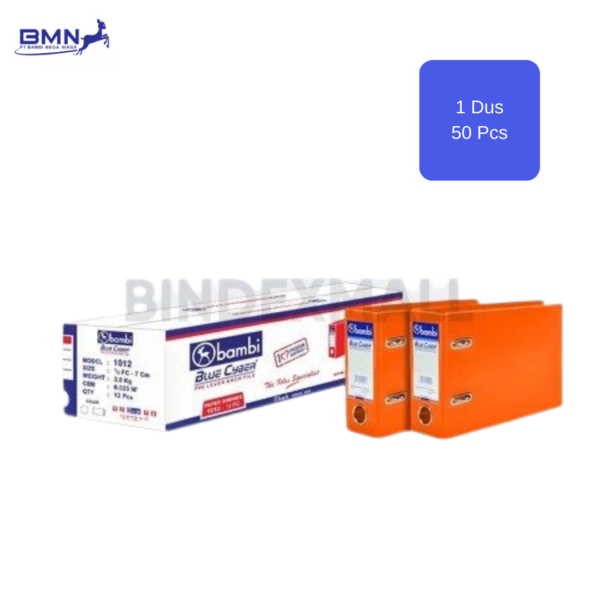 ordner voucher 1012 warna orange paket grosir