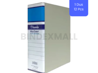 Bambi Pipe Binder Folio JUMBO SIZE 80 mm With Full Spine 4 Colour Labels