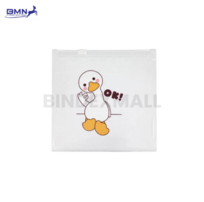 Pouch lucu Annuals Ok Duck A6 dengan desain bebek imut dan zipper berkualitas