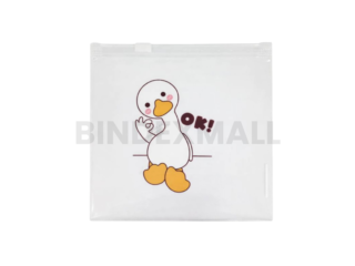 Pouch lucu Annuals Ok Duck A6 dengan desain pony imut dan zipper berkualitas