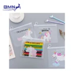 Pouch Lucu Annuals Cloudy Unicorn A6 dengan Zipper - Tempat Pensil & Kosmetik - Gambar 4