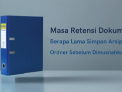 Tabel masa retensi dokumen perusahaan dengan kategori permanen jangka panjang dan jangka pendek