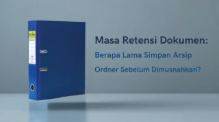 Tabel masa retensi dokumen perusahaan dengan kategori permanen jangka panjang dan jangka pendek