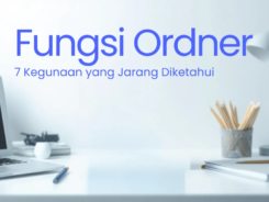 Infografis 7 fungsi utama ordner untuk kantor sekolah dan rumah dengan penjelasan lengkap