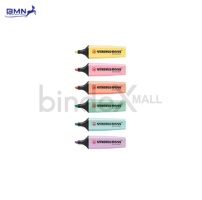 Stabilo pastel Boss highlighter warna lembut untuk bullet journal planner dan catatan belajar
