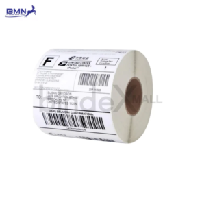 Label thermal 100x150 mm roll 500 lembar untuk cetak resi pengiriman marketplace tanpa tinta