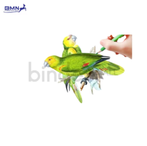 contoh hasil gambar pensil warna classic M&G