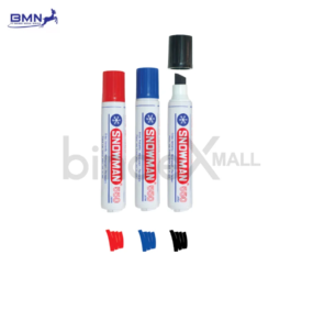 Spidol permanent Snowman AG-550 ukuran besar untuk berbagai permukaan kertas plastik kayu