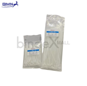 Butterfly cable ties putih kabel tis multifungsi isi 100 pcs untuk mengikat kabel