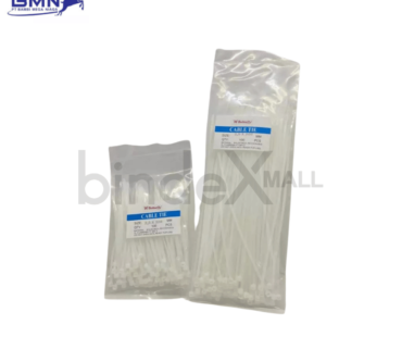 Butterfly kabel ties putih kabel tis multifungsi isi 100 pcs untuk mengikat kabel