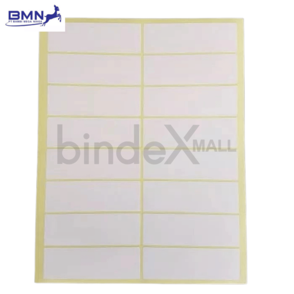 Label stiker self adhesive Tom Jerry nomor 104 ukuran 24x75mm horizontal untuk label harga dan produk retail