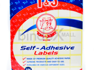 Label stiker self adhesive Tom Jerry nomor 106 ukuran 25x25mm persegi untuk label branding dan logo produk