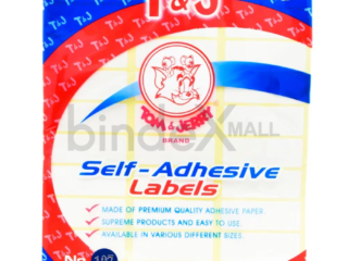Label stiker self adhesive Tom Jerry nomor 107 ukuran 18x50mm untuk label harga dan produk toko
