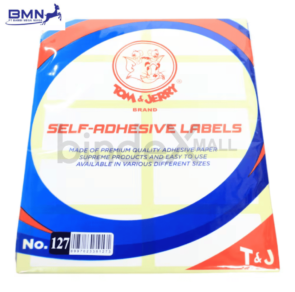 Label stiker self adhesive Tom Jerry nomor 127 ukuran 38x70mm untuk label harga dan produk retail