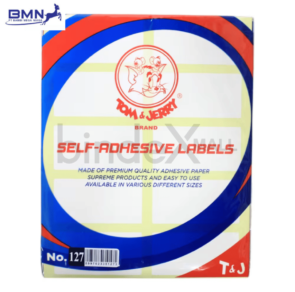 Label stiker self adhesive Tom Jerry nomor 127 ukuran 38x70mm untuk label harga dan produk retail