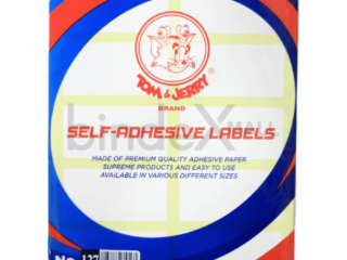 Label stiker self adhesive Tom Jerry nomor 127 ukuran 38x70mm untuk label harga dan produk retail