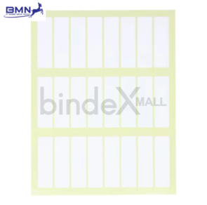 Label stiker self adhesive Tom Jerry nomor 129 ukuran 17x58mm untuk label harga dan produk