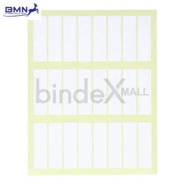 Label stiker self adhesive Tom Jerry nomor 129 ukuran 17x58mm untuk label harga dan produk