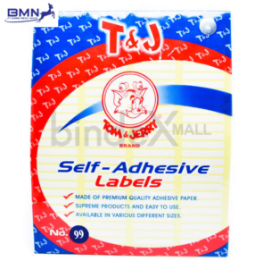 Label stiker self adhesive Tom Jerry nomor 99 ukuran 5x14mm extra mini untuk label kode serial dan marking presisi