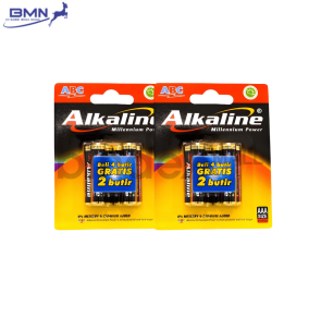 Baterai AAA ABC Alkaline isi 6 pcs 1.5 volt anti bocor tahan lama untuk remote mouse dan senter