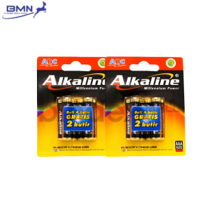 Baterai AAA ABC Alkaline isi 6 pcs 1.5 volt anti bocor tahan lama untuk remote mouse dan senter