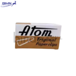 Atom Paper Clip No.1 Penjepit Kertas Baja Anti Karat Isi 100 Pcs - Gambar 2