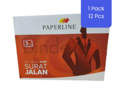 Surat jalan Paperline besar 3 ply paket grosir isi 12 buku NCR untuk dokumentasi pengiriman bisnis