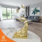 Dekorasi Pajangan Creative Rabbit Ornament Room Decoration