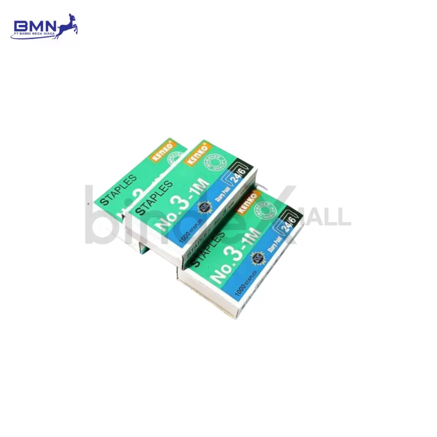 Isi stapler kecil Kenko nomor 3 refill staples mini untuk stapler portable