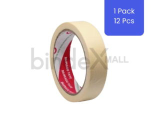 Masking tape Daisuha 1 inch lakban kertas paket grosir isi 12 roll untuk painting crafting dan packaging