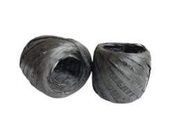 Tali rafia hitam 400 gram kuat serbaguna untuk kemasan kerajinan dekorasi dan pertanian