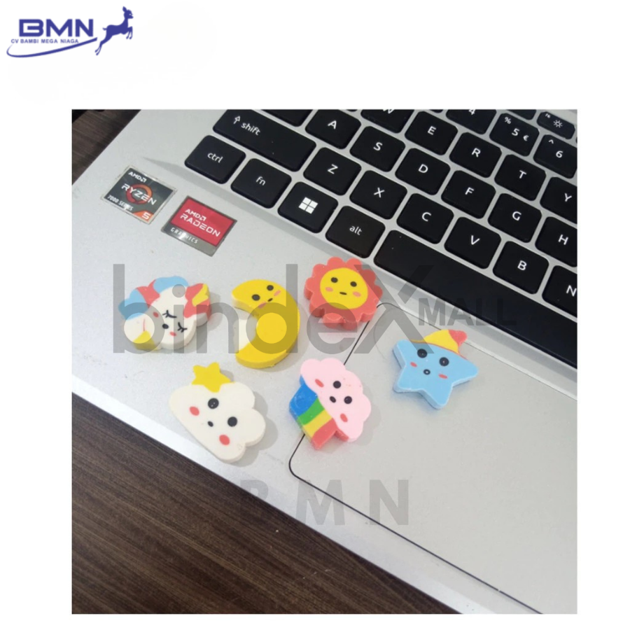 Annuals Penghapus Karakter Cute Fancy Lucu 1 Pcs ATK Sekolah Anak Original