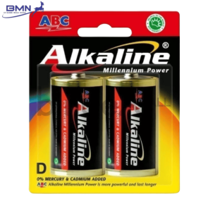 Baterai D LR20 ABC Alkaline isi 2 pcs daya ekstra besar tahan lama untuk senter besar dan radio portable