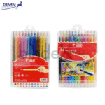 Crayon Anak Titi Twist isi 24 warna cerah sistem putar tanpa raut aman untuk mewarnai anak sekolah