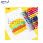 Crayon Anak Titi Twist isi 24 warna cerah sistem putar tanpa raut aman untuk mewarnai anak sekolah